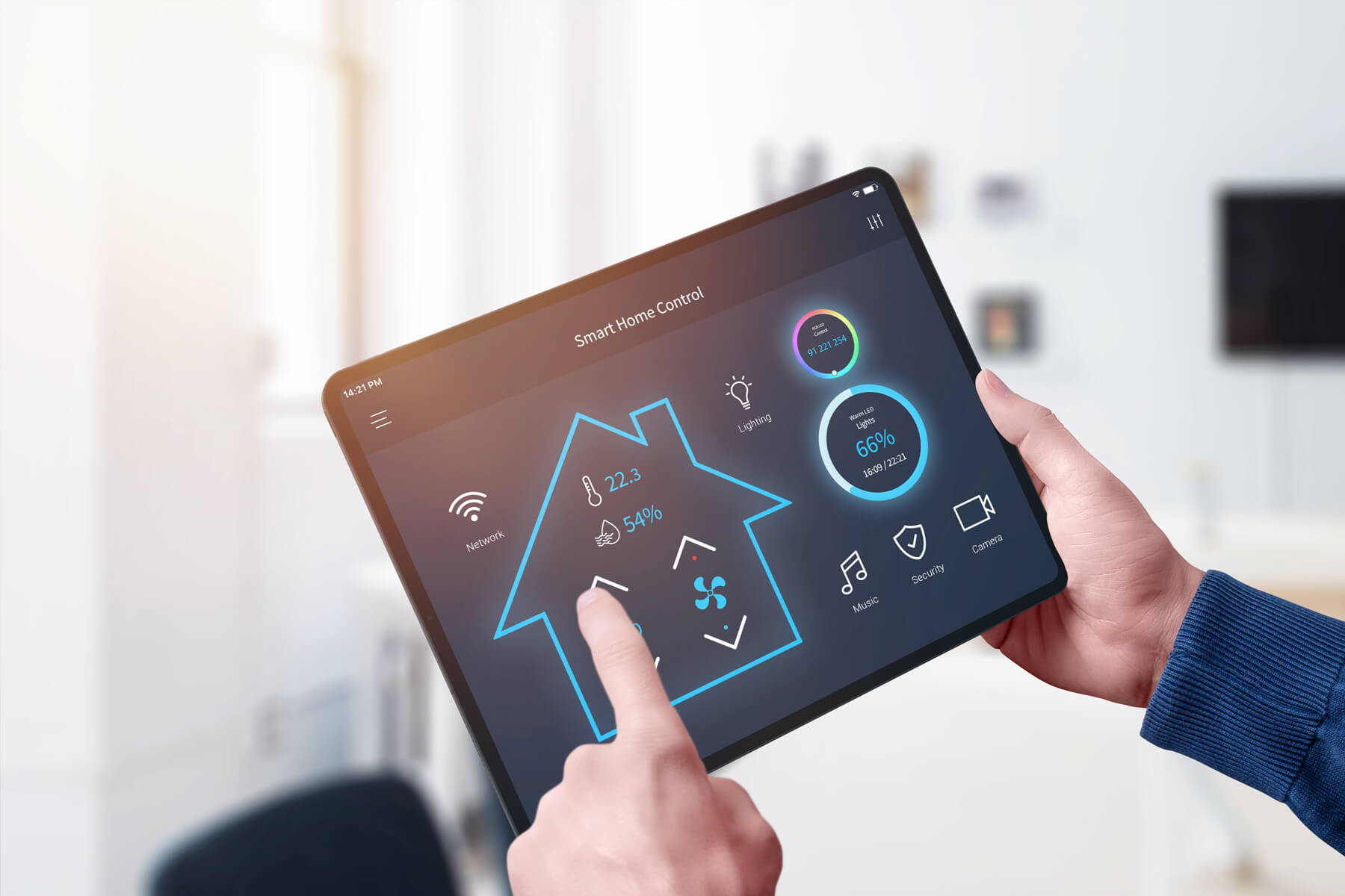 Solutions domotiques et pilotage d'éclairage